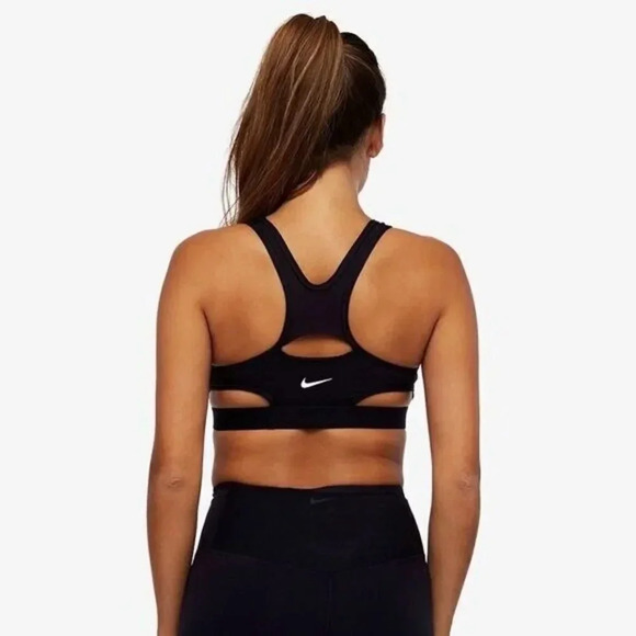 Nike Black Classic Logo Sports Bra S - Picture 2 of 5